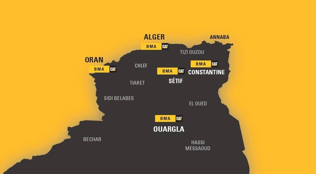 خريطة مواقع BMA